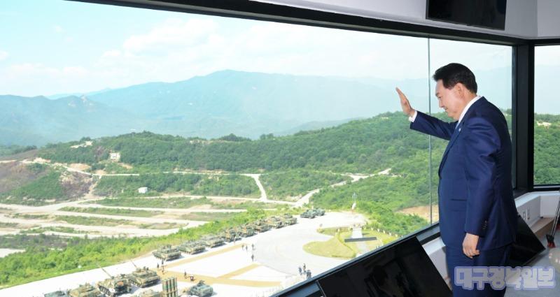 6월 15일 윤석열 대통령은 2023 연합·합동 화력격멸훈련을 주관했습니다2.jpg